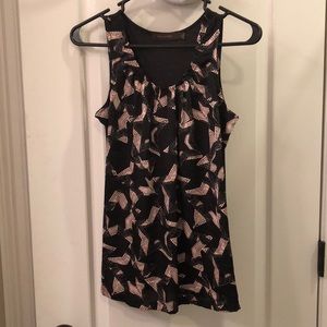 The Limited Black/pink tank